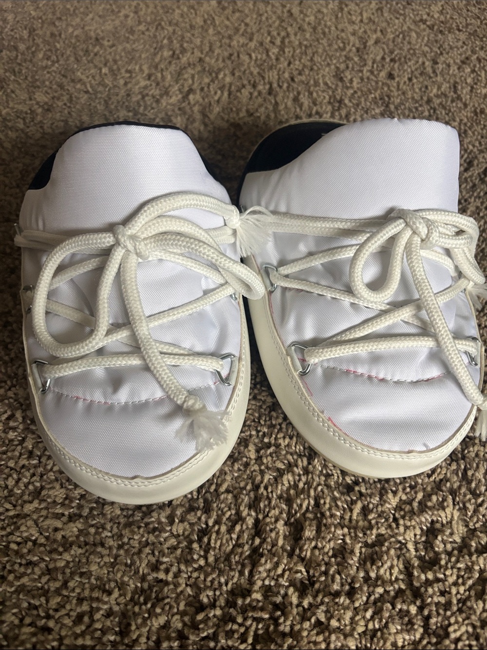 Moon Boot Kids White Puffer Slide